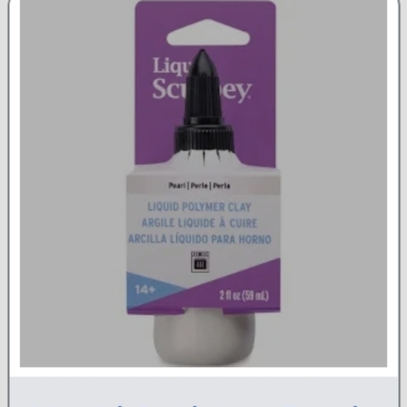 LOT OF 10! SCULPEY polymer liquid bakeable medium PEARL 2oz bottles! - Picture 5 of 6